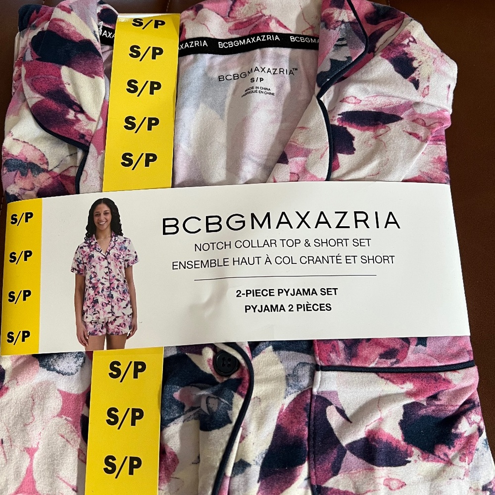 BCBG Maxazria short sleep set